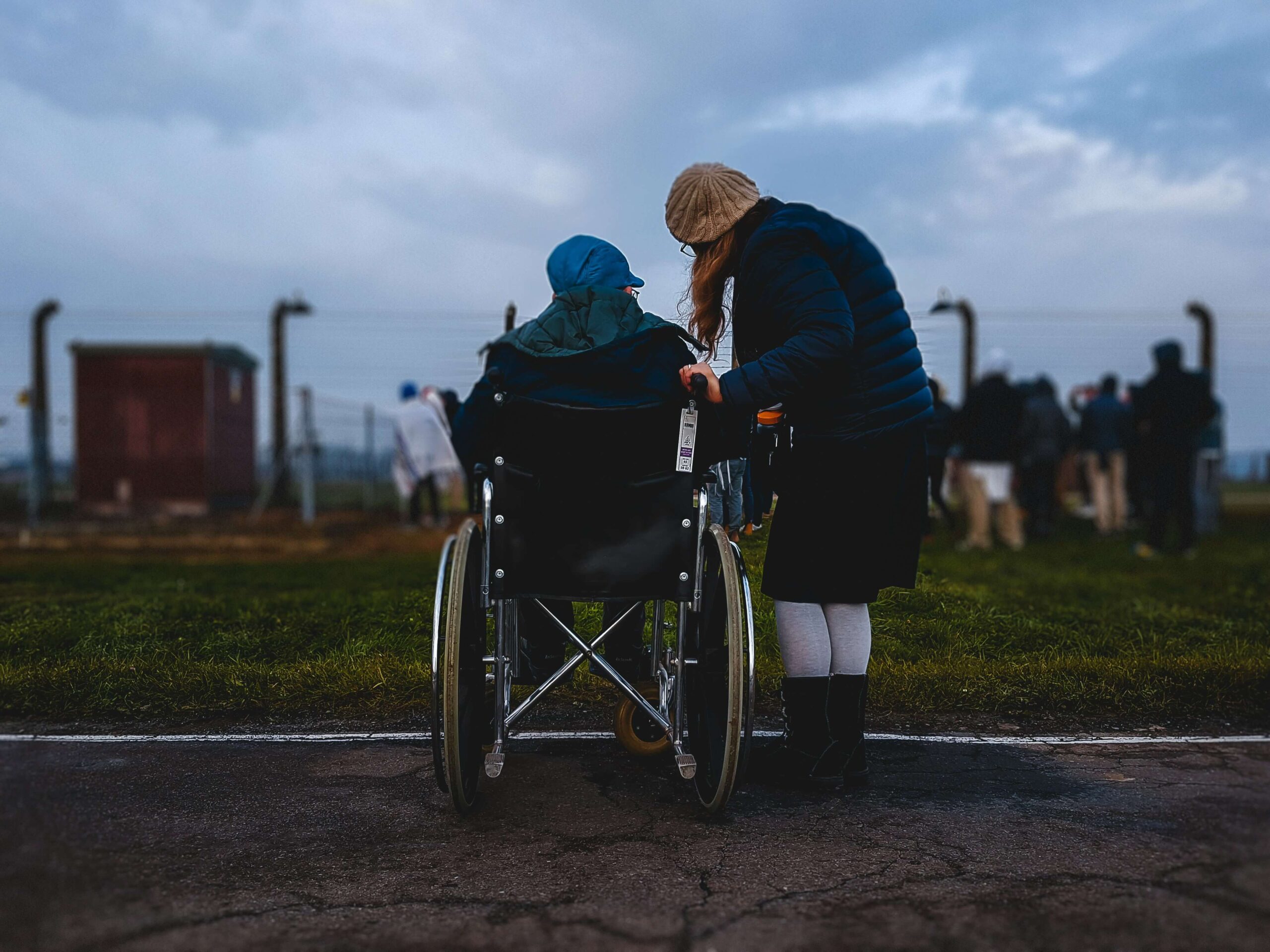 una persona con disabilità